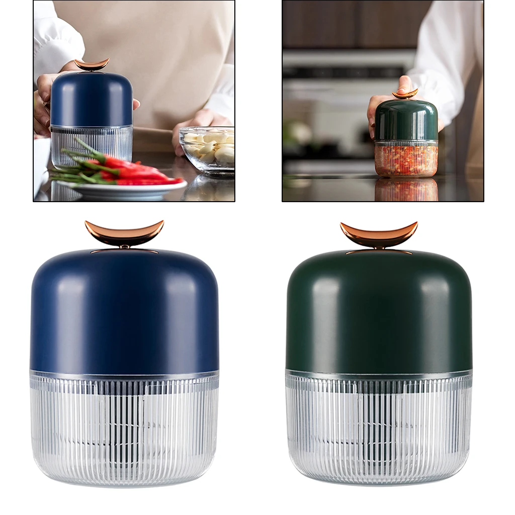 

Small Electric Garlic Chopper Wireless Portable Household Cordless Food Chopper Nuts Meat Pepper Vegetable Masher /Blender