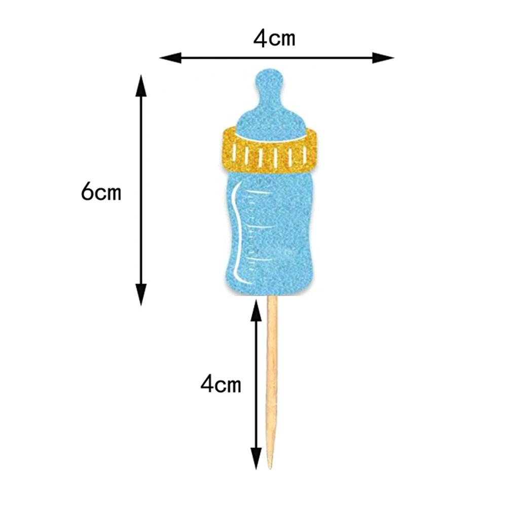 24 шт. бутылка для молока одежда пивной торт Топпер фруктовая еда десерт капкейк