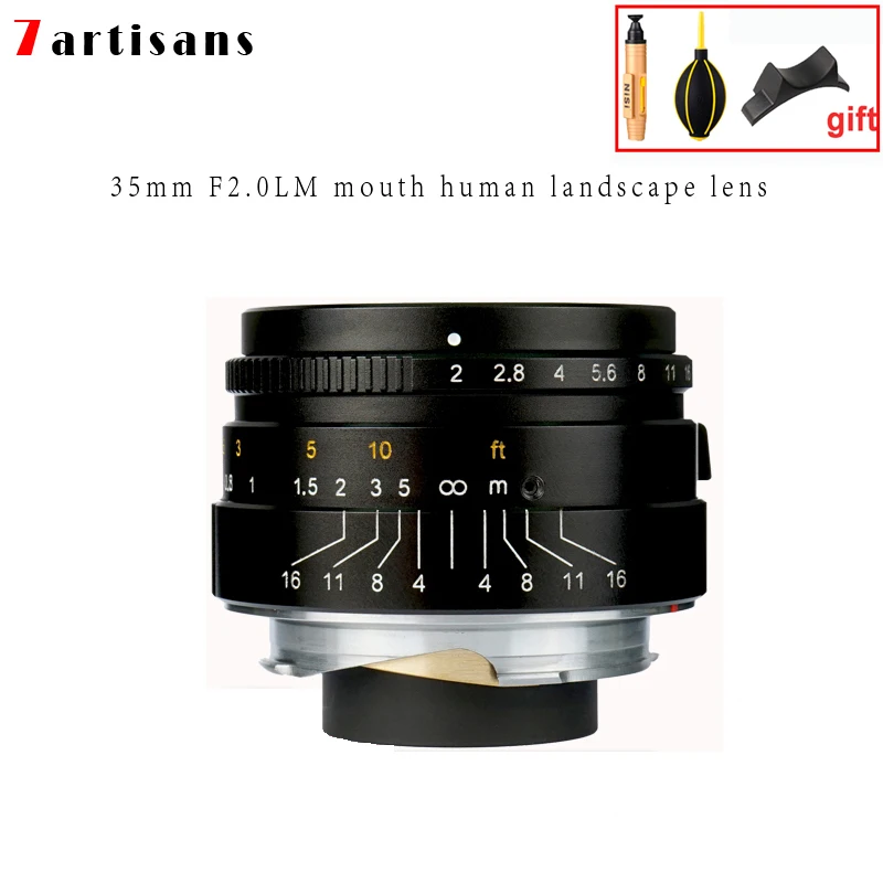 7 ремесленников 35 мм f2.0 для камер Leica M M240 M3 M5 M6 M7 M8 M9 M9P M10 с большой