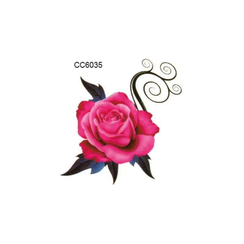 1 шт. милые наклейки для татуировок маленькие свежие водостойкие экологически