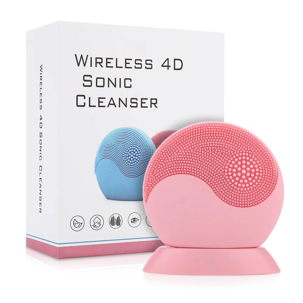 

Electric Silicone Facial Deep Cleansing Brush Sonic Face Brush Pore Cleanse USB Charger Facial Cleanser Face Cleansing Brush