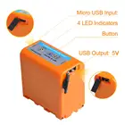 Аккумулятор Batmax 7800 мА  ч NP-F960 NP-F970 с USB-выходом зарядки для Sony NPF960 NPF970 PLM-100 CCD-TRV35 MC1500C