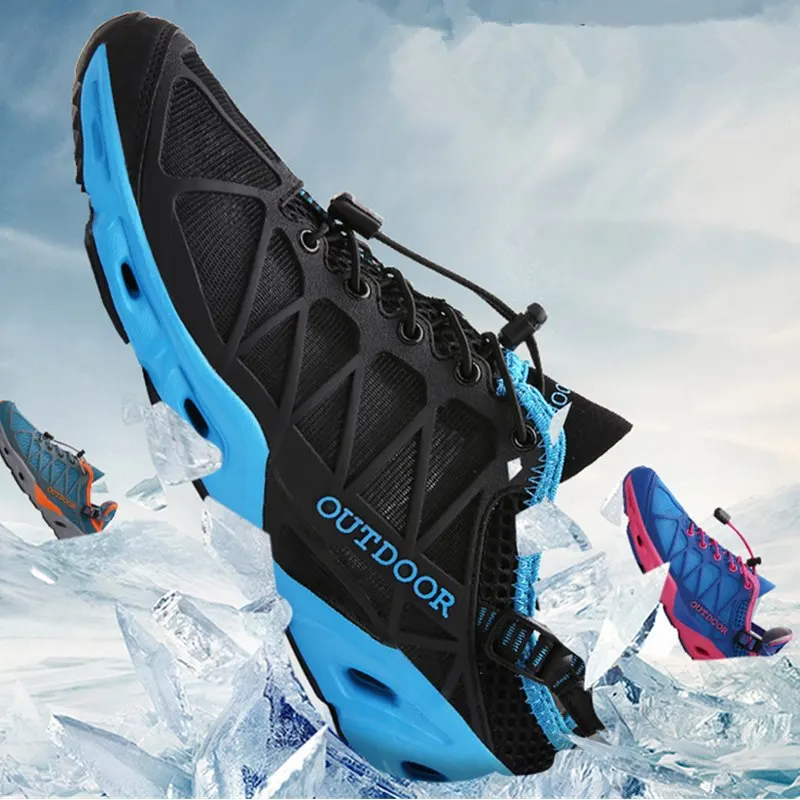 Уличные кроссовки дышащая походная обувь для мужчин и женщин Мужская