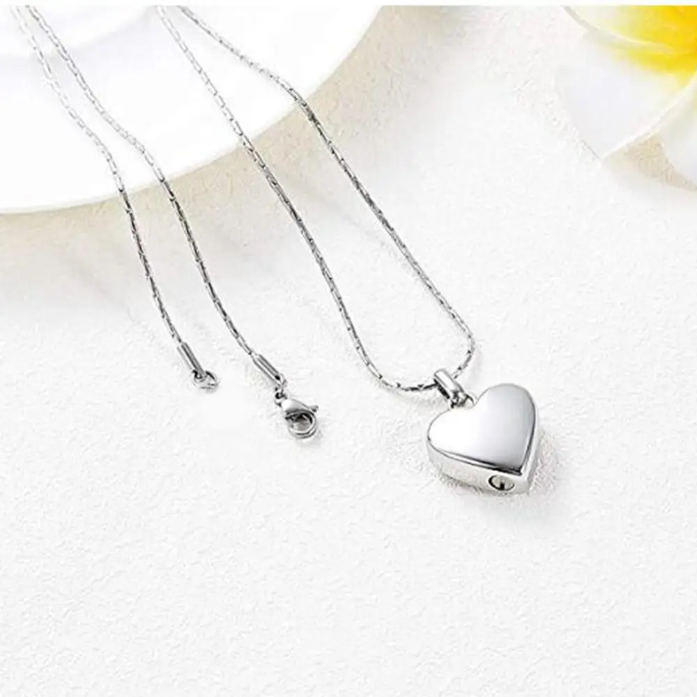 Кремация ювелирные изделия ожерелье с урной на память для пепла любовь сердце