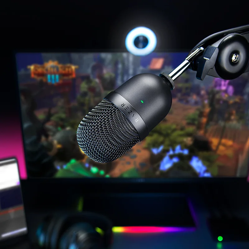 Микрофон Razer Magic Sound Sea Monster X мини микрофон с кристаллами розового цвета