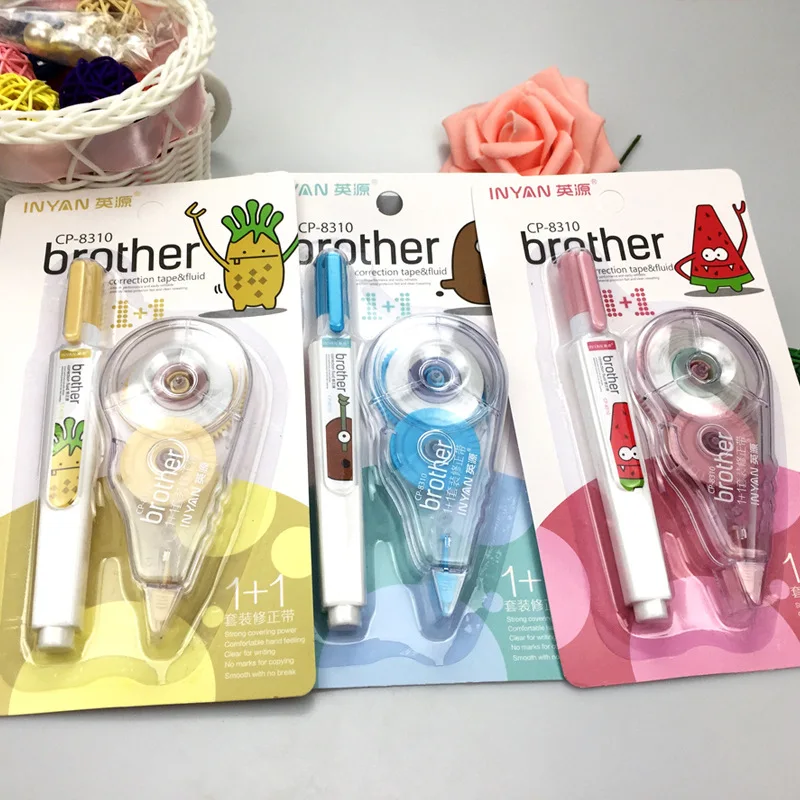 1 компл. Корректирующая лента канцелярские принадлежности корректор товары
