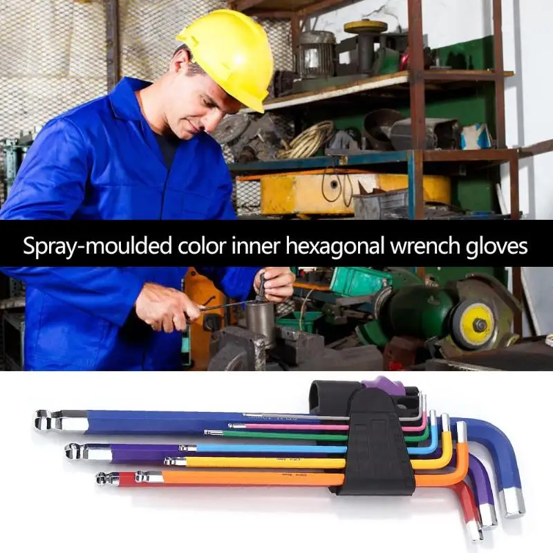 9 шт. отвертка с шаровой головкой шестигранный ключ шестигранной набор ключей