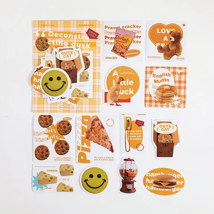24Pcs Life Book Series Cute Animal Stickers Scrapbooking Decorative Sticker Korean DIY Diary Album Stick Label Kawaii Stationery |