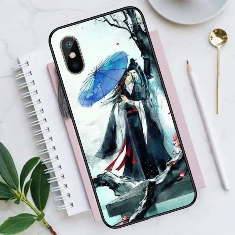 

mo dao zu shi anime Phone Case for iPhone 11 12 pro XS MAX 8 7 6 6S Plus X 5S SE 2020 XR Luxury brand shell funda coque