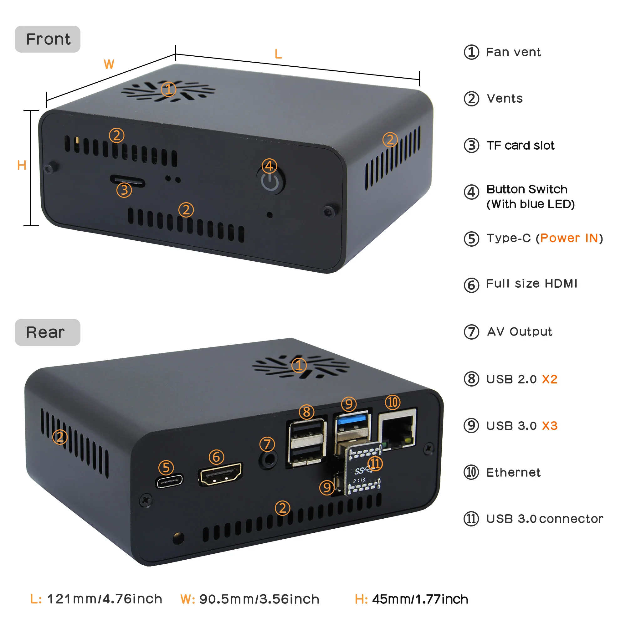 Raspberry Pi 4 Модель B NASPi Lite 2 5 дюйма SATA HDD/SSD Sheild и металлический чехол с охлаждающим