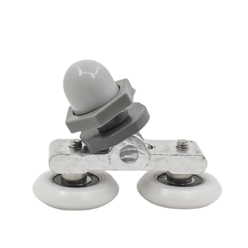 4 шт. диаметр 25 мм Двойные ролики для душевой двери алюминиевые дуговой/прямой