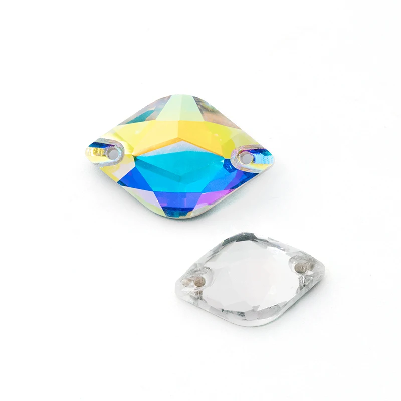 Камни в форме лимона для шитья Элегантные Изящные стеклянные стразы свадебного