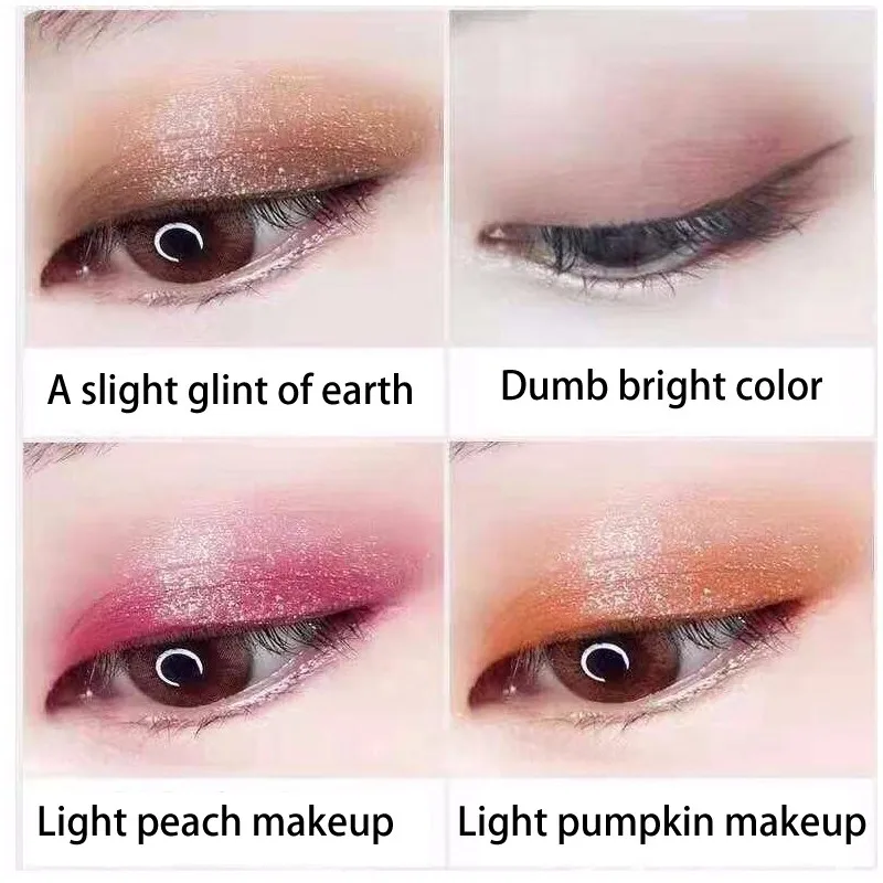 16 Colors Waterproof Long Lasting Highly Pigmented Glitter Eyeshadow Makeup Glitter Shiny Eyeshadow Palette Waterproof Cosmetic