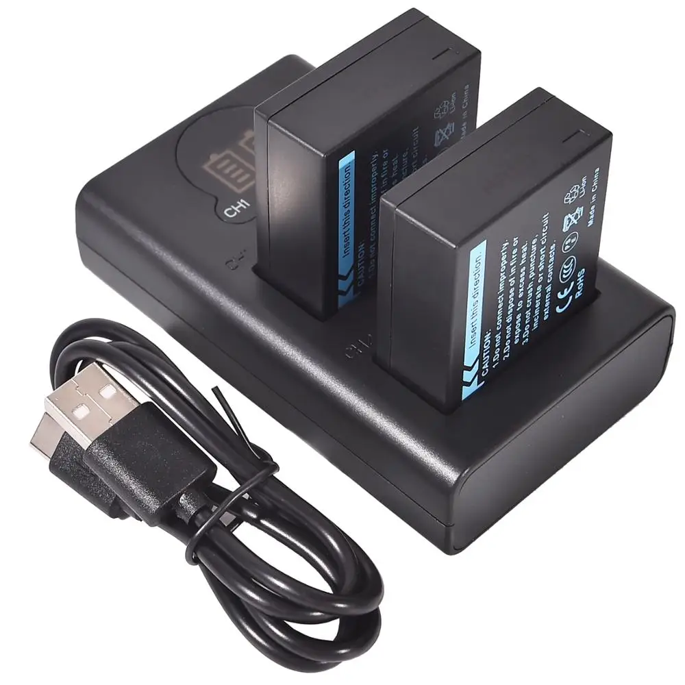 DSTE 2x NP W126 W126S + ЖК дисплей двойной Батарея Зарядное устройство Комплект для