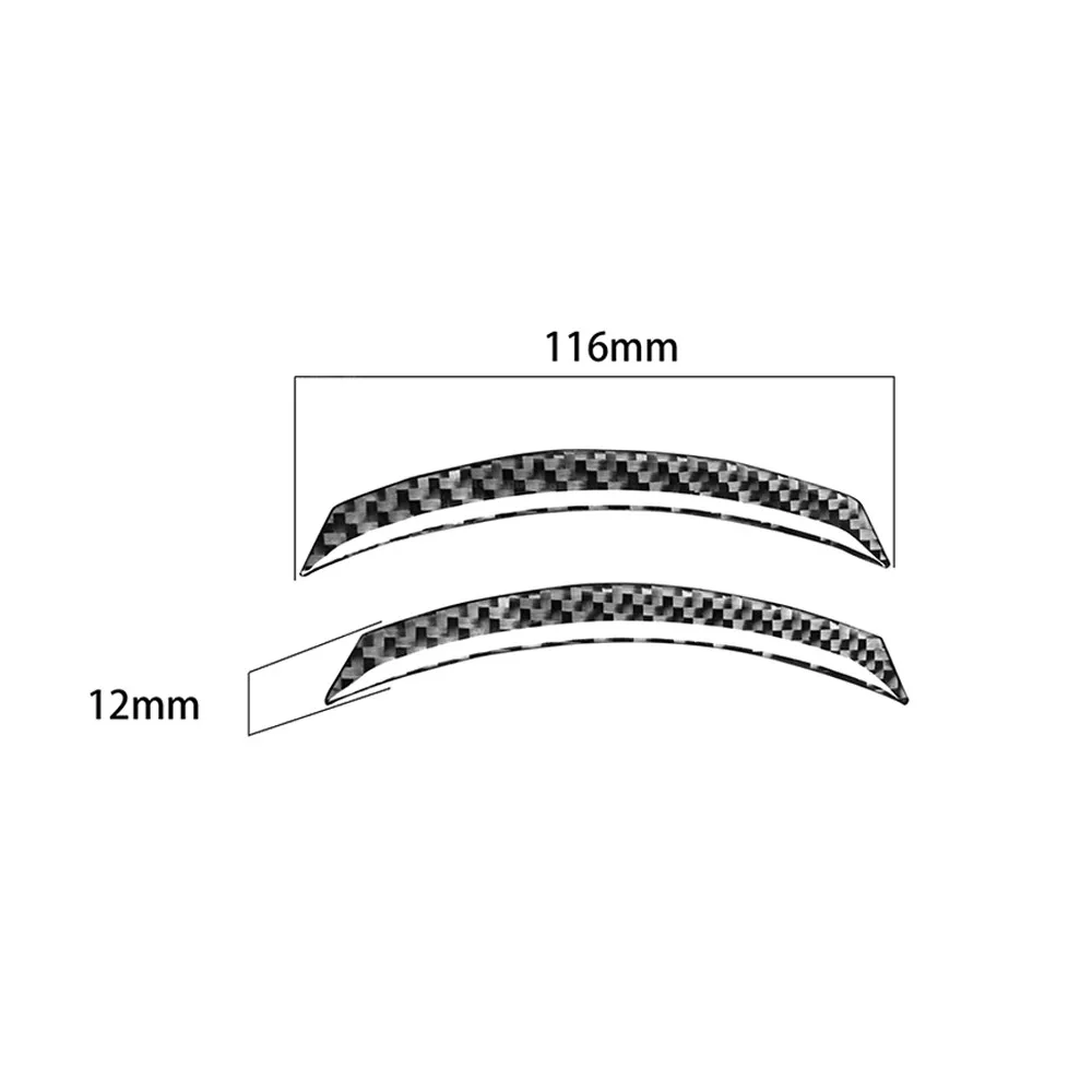 

CloudFireGlory For Nissan 350Z 2003-2009 2Pcs Carbon Fiber Interior Door Air Condition Frame Trim