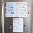 Магнитная доска А4 для сухих стираний, магнитный лист для холодильника, доска для рисования для детей, список покупок, доска для объявлений с планом на неделю