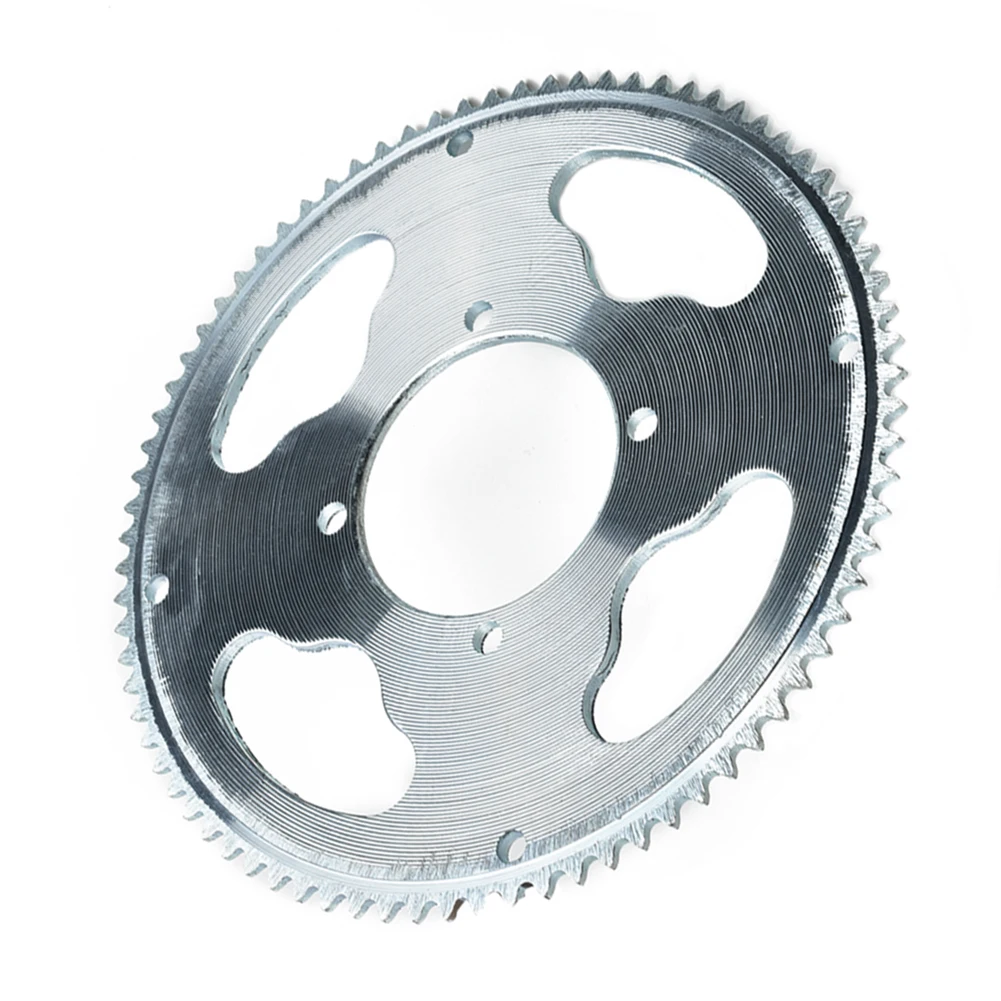 80 зубов 4 отверстия для уменьшения цепной привод Шестерни Электрический заднее
