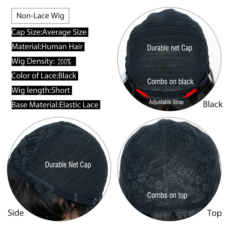 BeQueen кудрявые парики короткие человеческие волосы с вырезами Фея для женщин