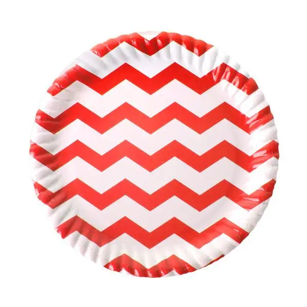 Красный наконечник для вечевечерние НКИ с шевроном 8 шт.|Одноразовая посуда