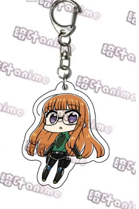 Аниме Persona 5 Ren Amamiya Morgana Ryuji Sakamoto Ann Takamaki Makoto Niijima Косплей акриловый брелок кулон брелок с игрушкой подарок