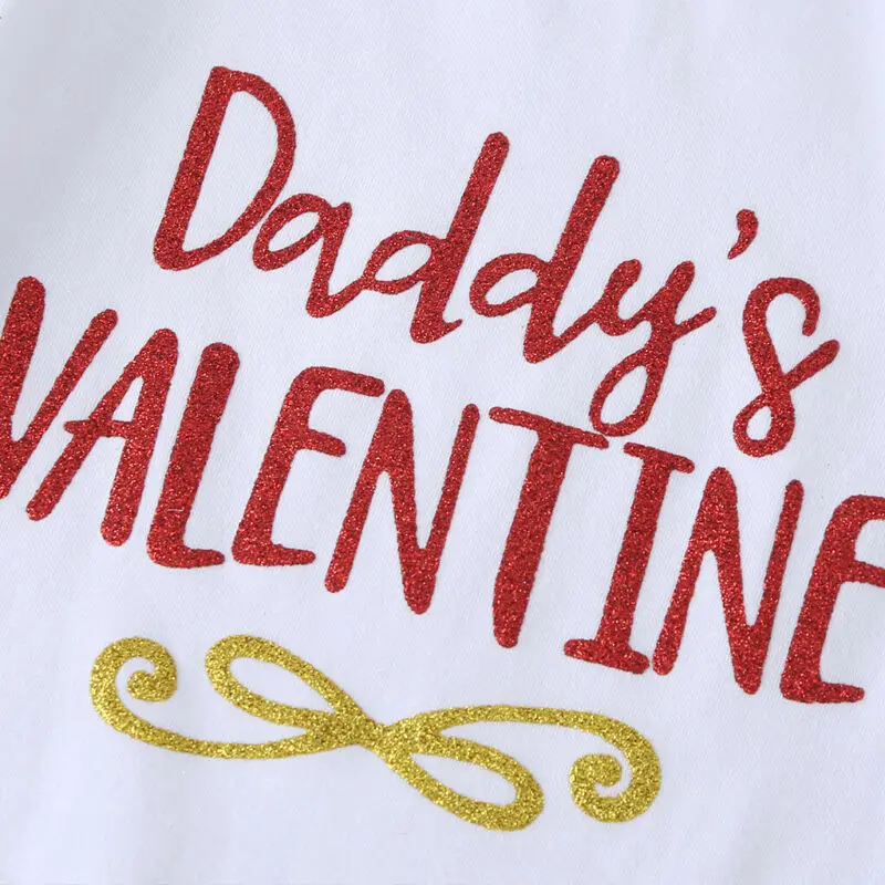 

Goocheer 2020 Cotton Fashion Baby Girls Clothes Newborn Baby Girls 1st Valentine's Day Tops Romper Tutu Skirt Outfits Clothes