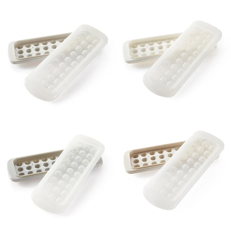 

Silicone Round Star Shape Ice Cube Mold Tray DIY Desert Sphere Lattice Mold Cocktail Ice Trays