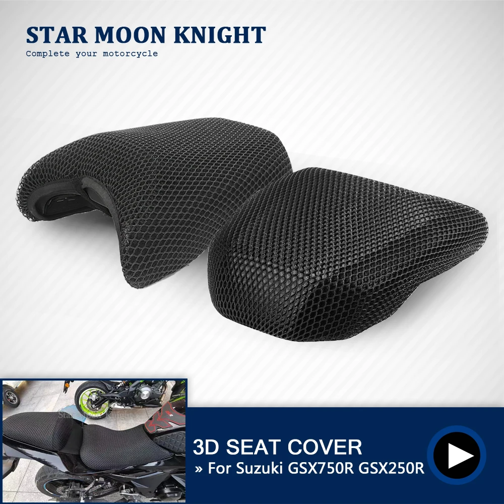 

Motorcycle Protecting Cushion Seat Cover For Suzuki GSX 750R 250R GSX750R GSX250R Fabric Saddle Seat Cover Accessories