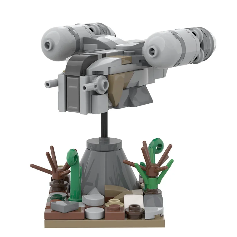 MOC-51912 кинозвезда Мини Космический корабль бритвы сцены космический