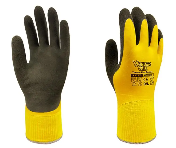 yellow 1 пара криогенные рабочие перчатки водостойкие латексные анти-обморожение при низкой температуре работы окружающей среды холодного хранения переноски - Цвет: yellow