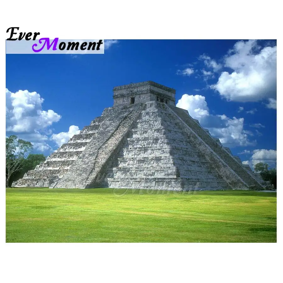 Алмазная живопись Ever Moment экзотический вкус камень архитектура полная квадратная