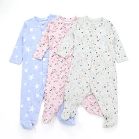 newborn baby clothes cotton long sleeve autumn spring 0 3 months babies girls footies jumpsuit infant boy one piece clothing