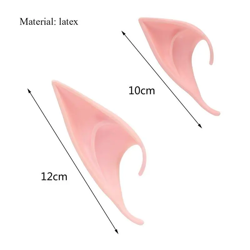 1 пара латексных аксессуаров с ушками эльфа для костюм феи реквизит Хэллоуина