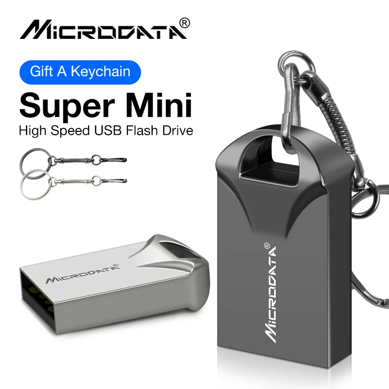 Металлический мини USB флеш-накопитель 4G 8G 16GB 32GB 64GB 128G персональный карта памяти U