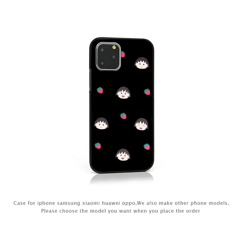 

Chibi Maruko-chan Phone Case for iPhone 7 8 11 12 Pro X XS Max XR Samsung A S 10 20 50 Plus pro funda