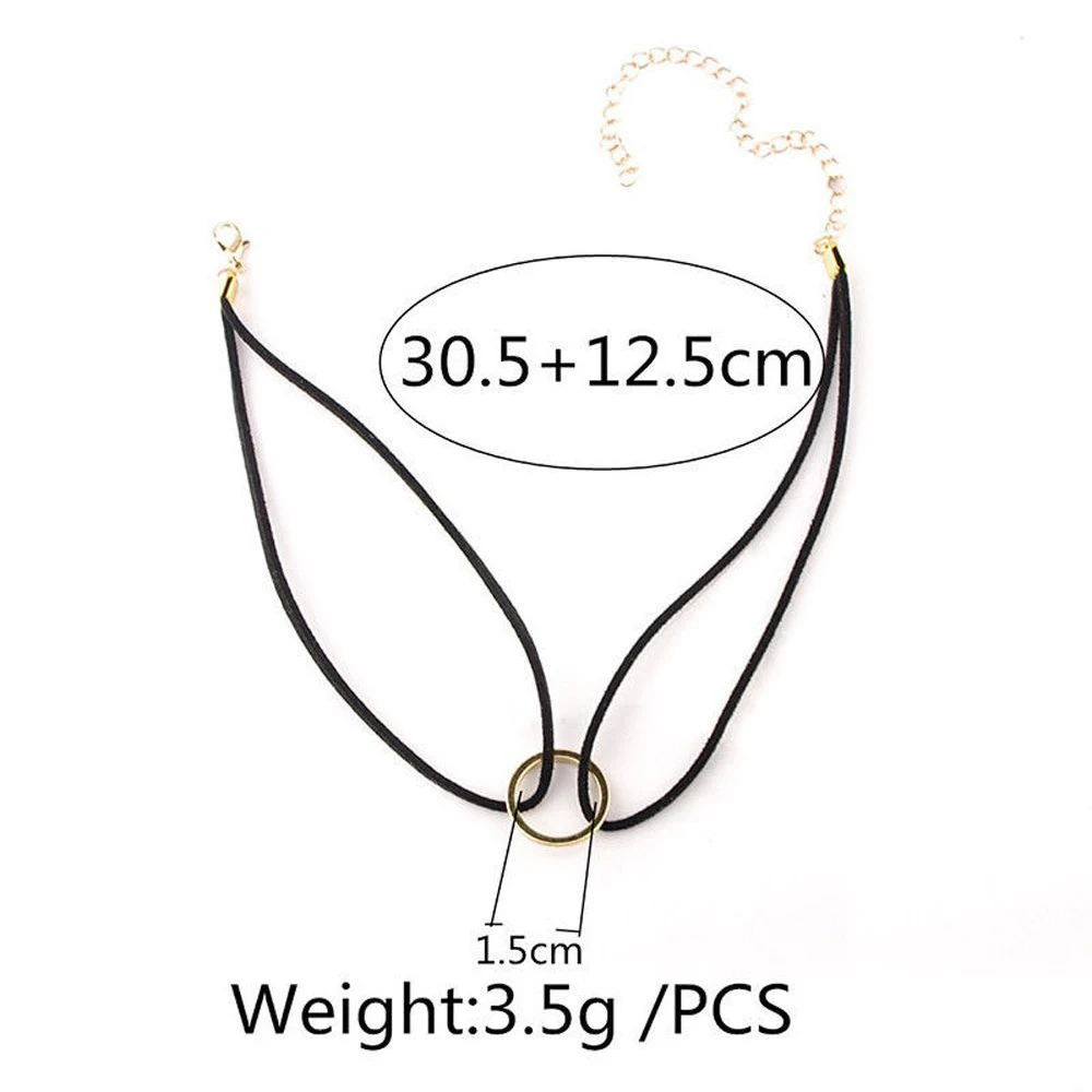 Модное Новое кожаное колье Очаровательное ожерелье винтажное хиппи чокер в