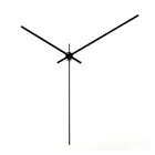 100 комплектов, молодой город, белый, осевые стрелки, черный 95 #, металлический, алюминиевый цвет, кварцевые часы, аксессуары, высококачественные Наборы для творчества