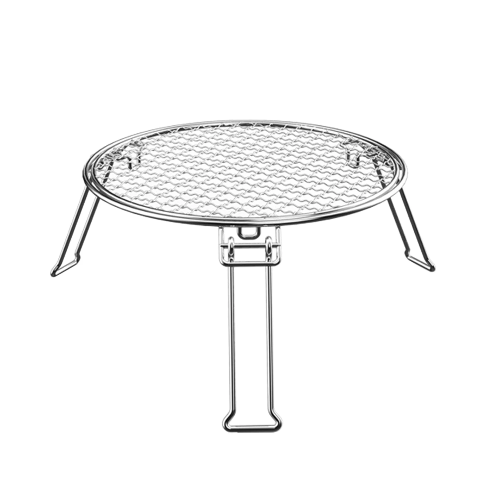 

Universal Kitchen Tools Adjustable Grill Pan Meat For Outdoor Stainless Steel Picnics Round Barbecue Stove Foldable Portable