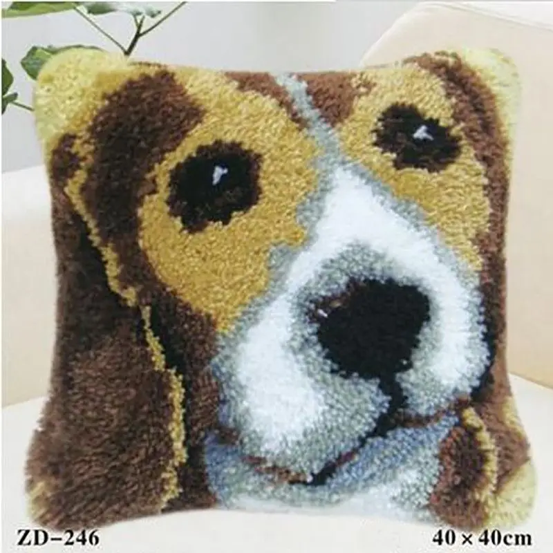 Наволочка с вышивкой в виде животного наволочка для подушки украшение домашнего