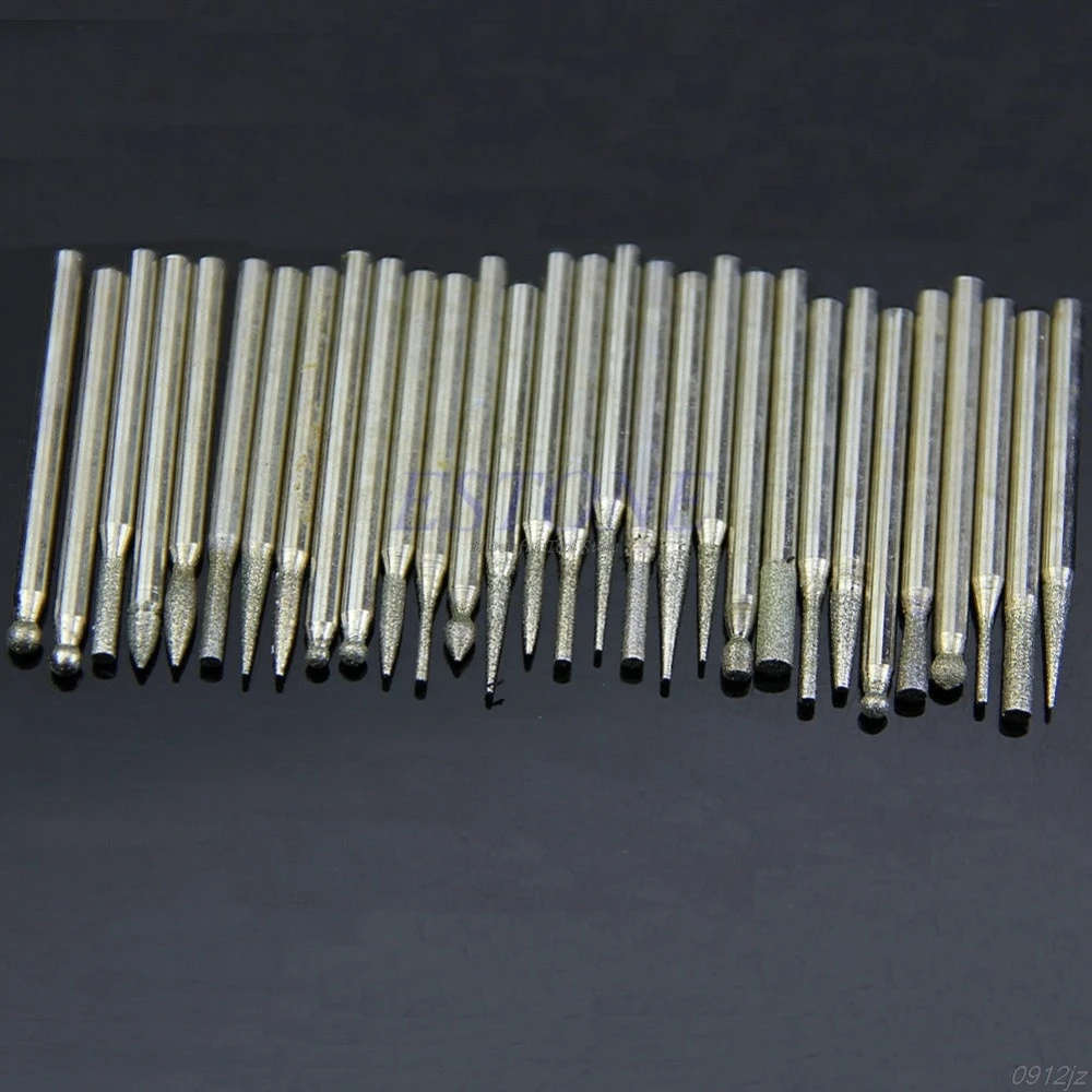 Набор алмазных сверл 30 шт. для гравировки карты набор инструментов шлифования |
