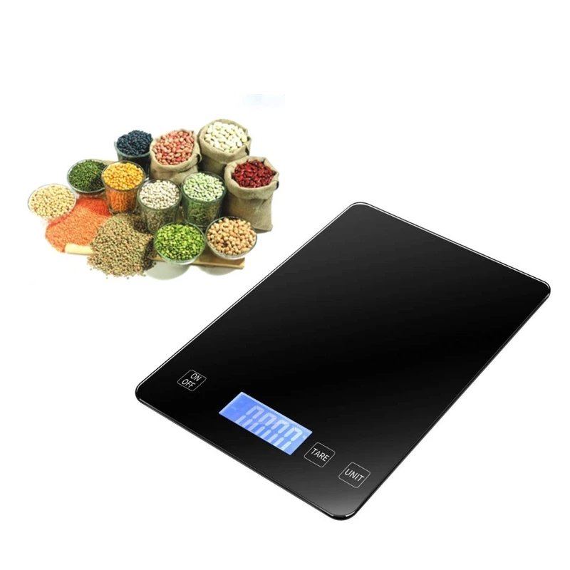 

Scale Digital Weight Grams Kitchen For Cooking Baking Precise Glass Platform