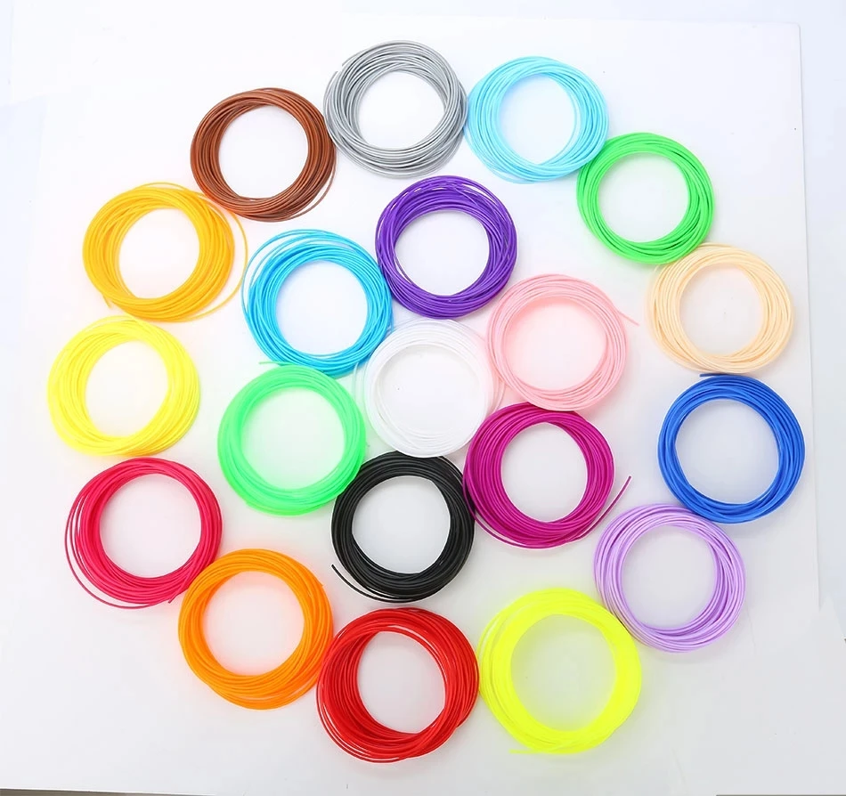 PCL 1.75mm 3d pen filament 20 colors Low temperature plastic printing pcl abs pla 1.75 | Компьютеры и офис