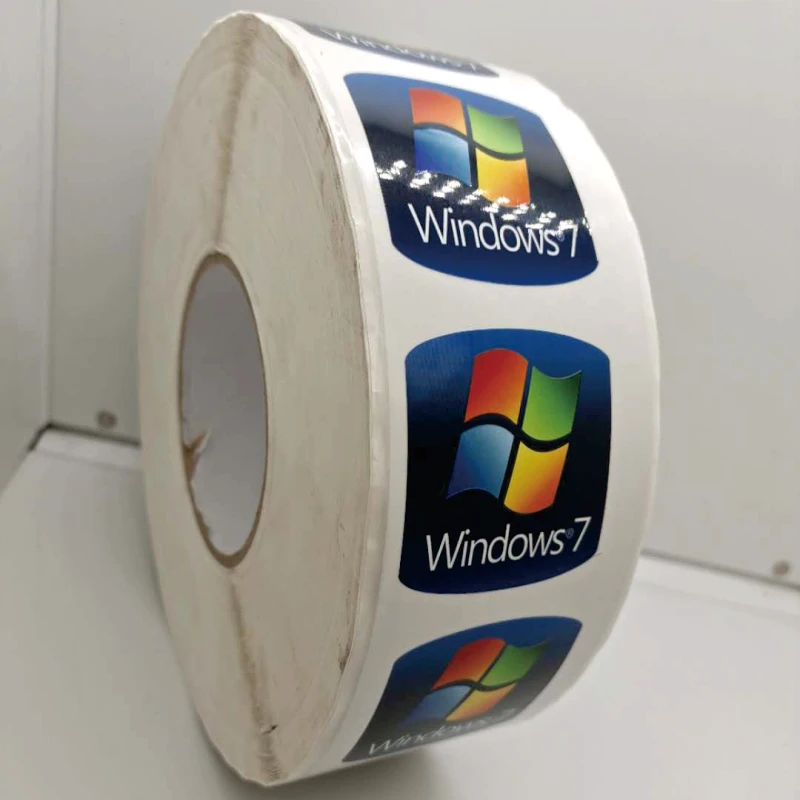 

7x7cm vinyl sticker printing custom/waterproof labels
