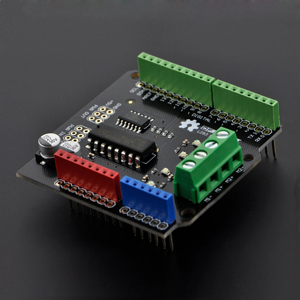 Плата расширения драйвера двигателя постоянного тока DFRobot 2x1A или 2x2A защитная L293
