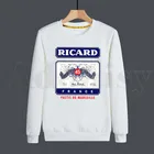 Модные мужские толстовки RICARD в стиле Харадзюку, весна-осень, мужские повседневные толстовки, свитшоты, мужские однотонные толстовки, свитшоты, топы