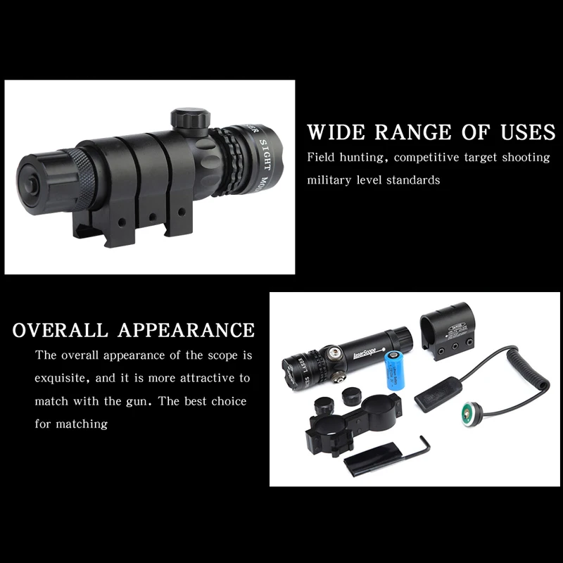 Тактический лазерный мини прицел с красной точкой арбалетный оптический