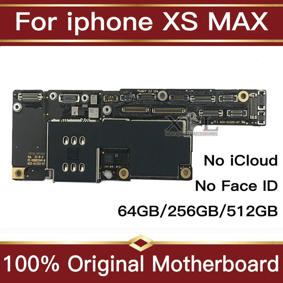 Полностью протестированная материнская плата для iPhone XS Max без лицевой панели 100%