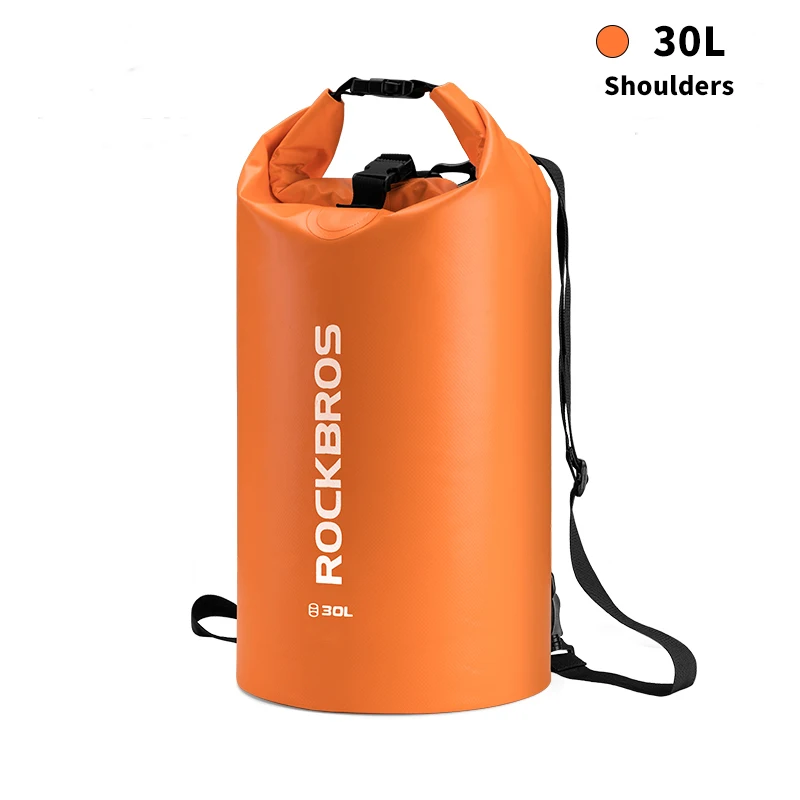 30L ROCKBROS 40л спортивная сумка для плавания водостойкий рюкзак из пвх сумки для женщин и мужчин Спорт на открытом воздухе Пешие прогулки плечо многофункциональный складной Bgas - Цвет: 30L
