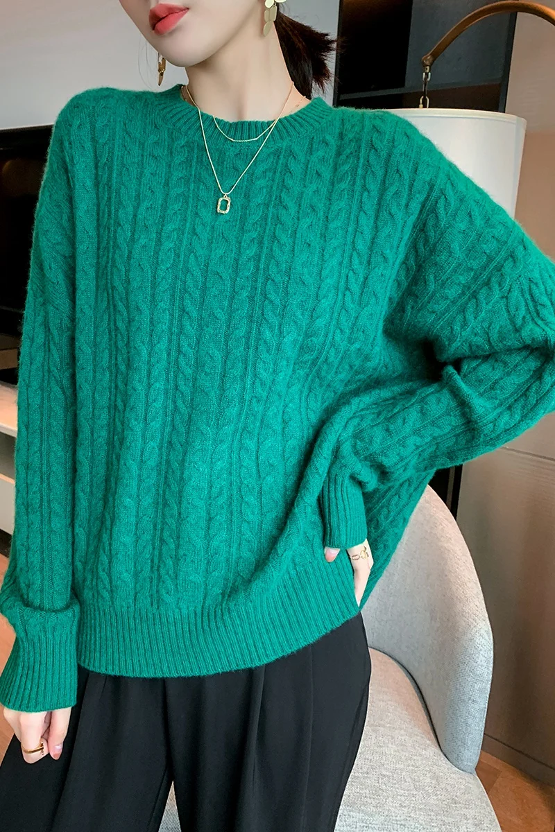 

KOIJINSKY Cashmere T-shirt with round neck in autumn and winter