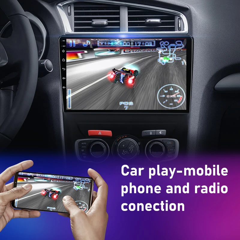 Srnubi Android 10 Car Audio Radio for Citroen C4 2013 2014 2015 2016 Multimedia Player GPS Navigation 2 Din Carplay DVD Speakers |