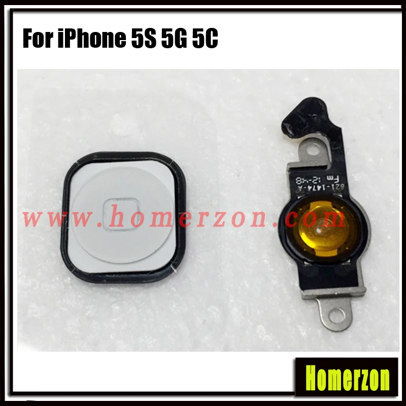 Горячая Распродажа оригинальный домашний шлейф кнопки для iPhone 5S 5C 5G мобильный